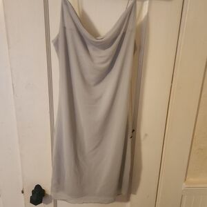 * *Medium silver Forever 21 Slip Dress